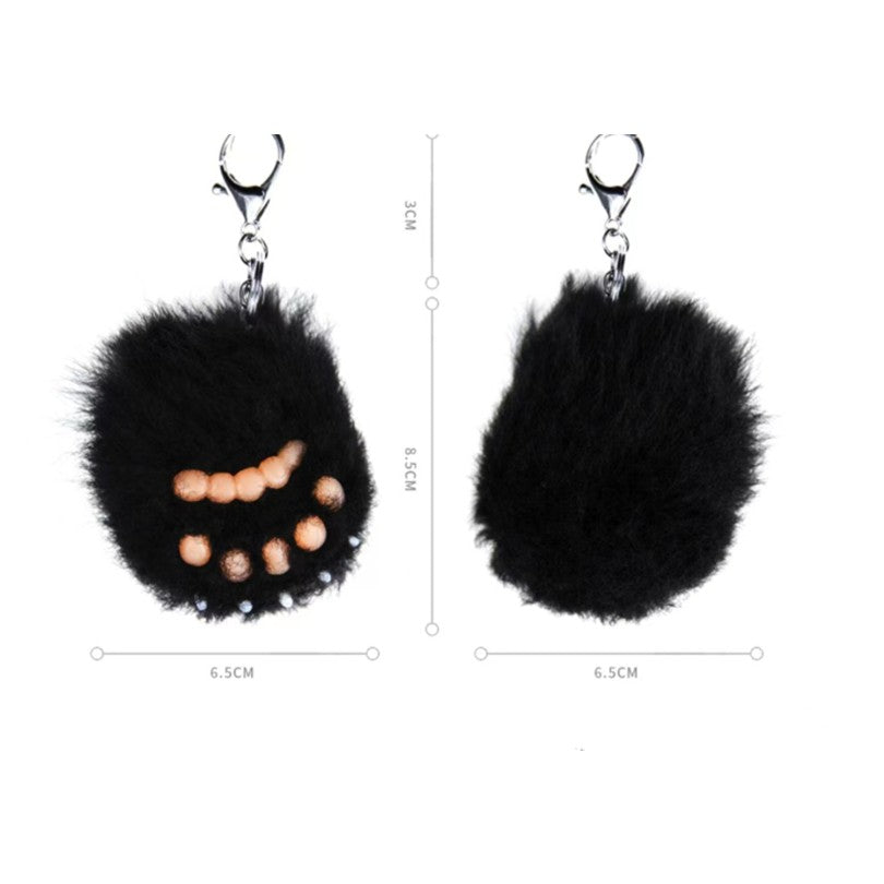 Panda Paw Keychains In 4 Colors