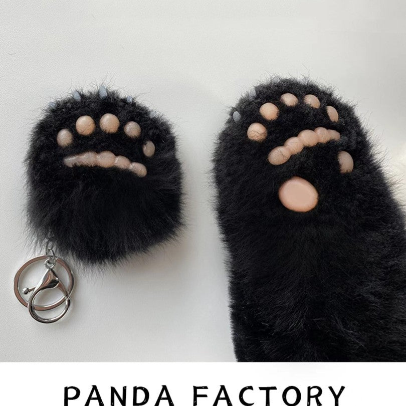 Panda Paw Keychains In 4 Colors